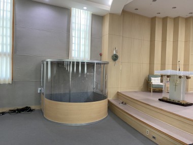 울산순복음초대교회 드럼부스 타입D 라이트 설치